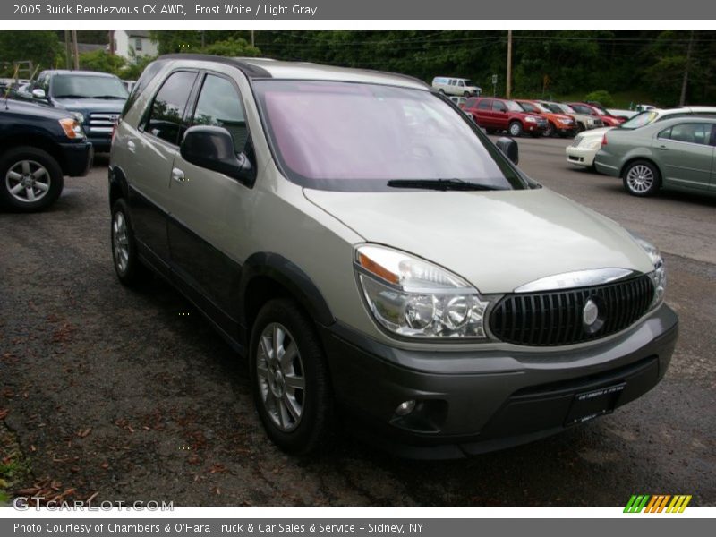 Frost White / Light Gray 2005 Buick Rendezvous CX AWD