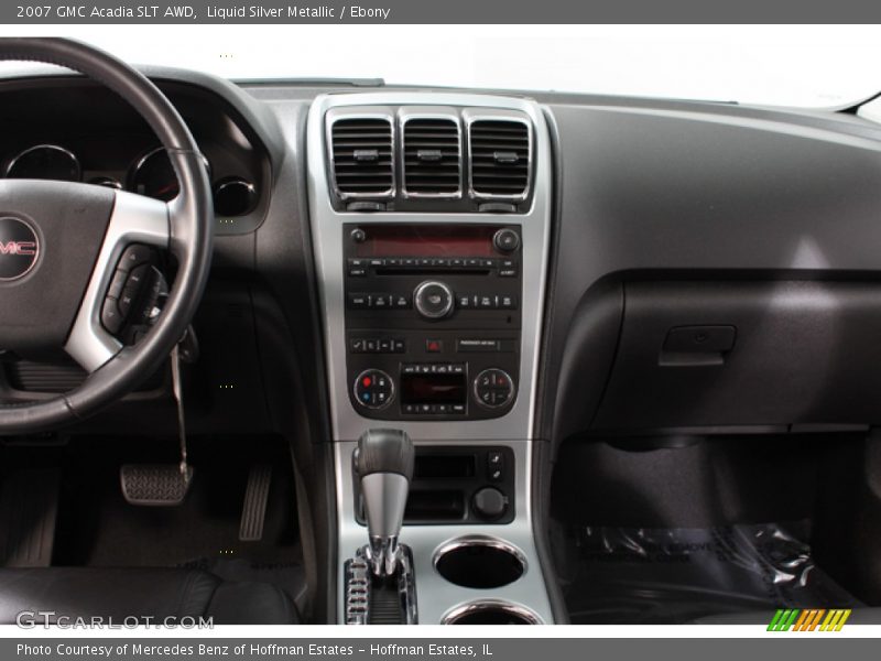 Liquid Silver Metallic / Ebony 2007 GMC Acadia SLT AWD