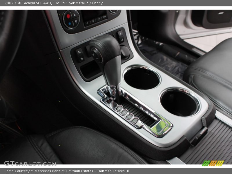 Liquid Silver Metallic / Ebony 2007 GMC Acadia SLT AWD