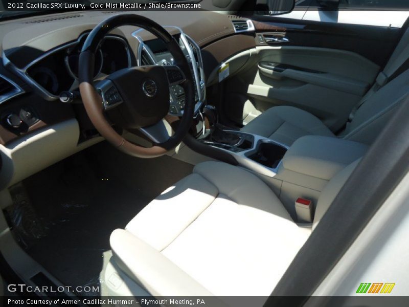 Gold Mist Metallic / Shale/Brownstone 2012 Cadillac SRX Luxury
