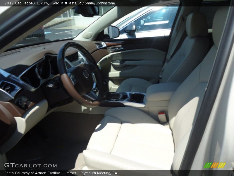 Gold Mist Metallic / Shale/Brownstone 2012 Cadillac SRX Luxury