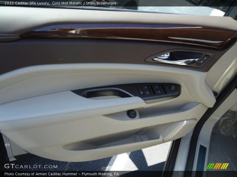 Gold Mist Metallic / Shale/Brownstone 2012 Cadillac SRX Luxury
