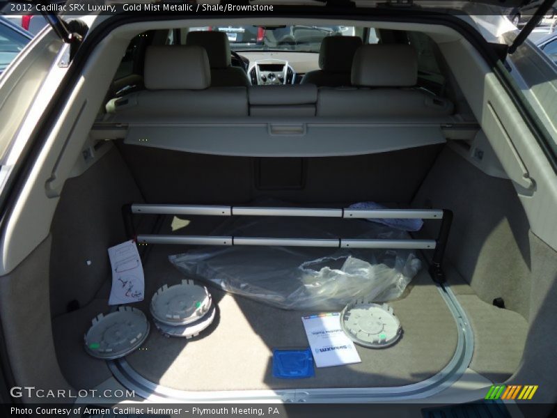 Gold Mist Metallic / Shale/Brownstone 2012 Cadillac SRX Luxury
