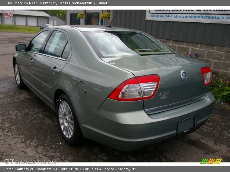 Moss Green Metallic / Camel 2008 Mercury Milan I4 Premier