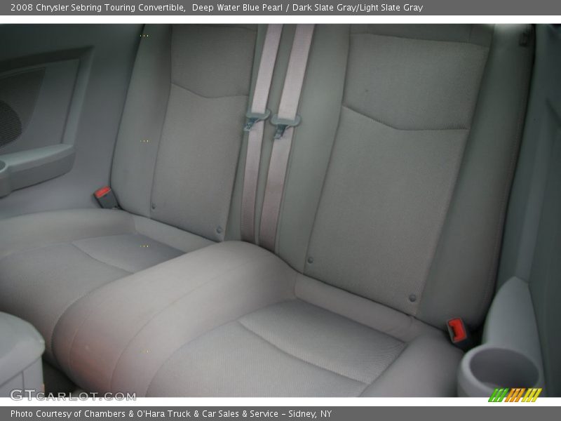 Deep Water Blue Pearl / Dark Slate Gray/Light Slate Gray 2008 Chrysler Sebring Touring Convertible
