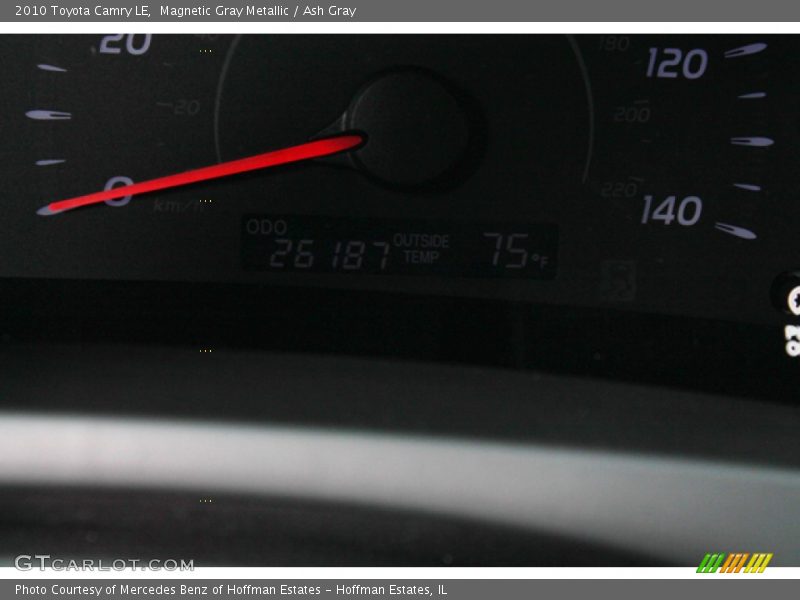 Magnetic Gray Metallic / Ash Gray 2010 Toyota Camry LE