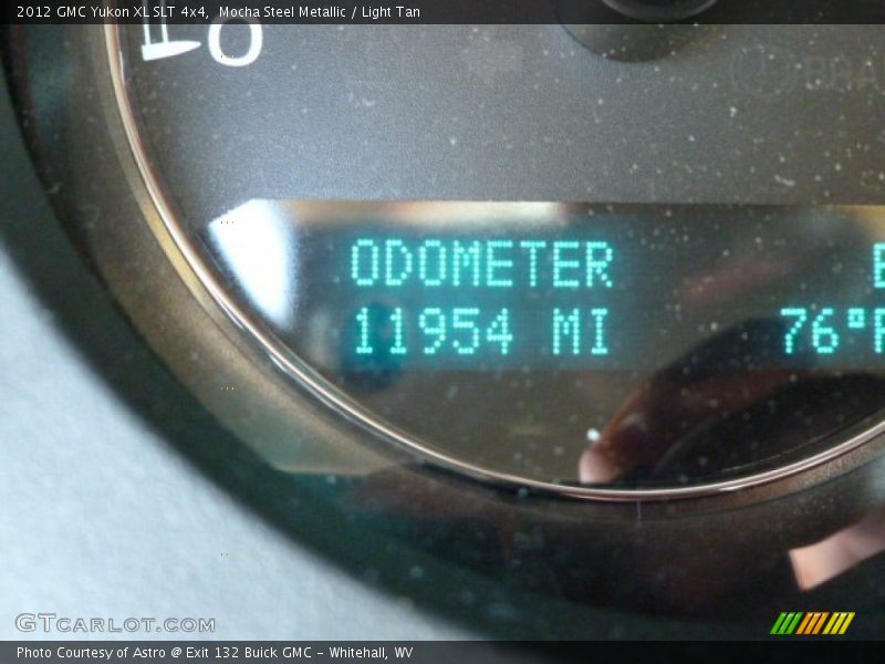 Mocha Steel Metallic / Light Tan 2012 GMC Yukon XL SLT 4x4