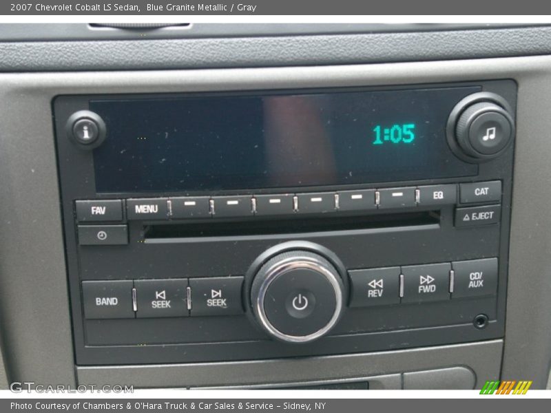 Blue Granite Metallic / Gray 2007 Chevrolet Cobalt LS Sedan