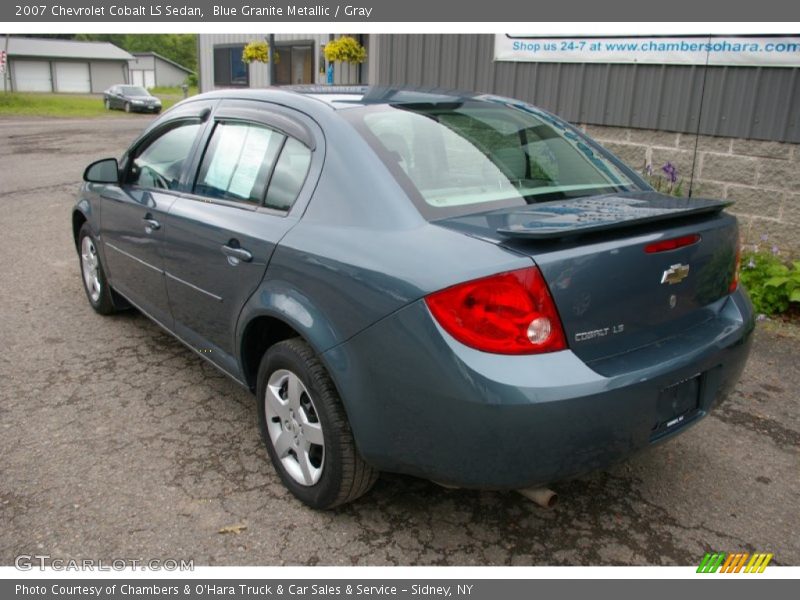 Blue Granite Metallic / Gray 2007 Chevrolet Cobalt LS Sedan