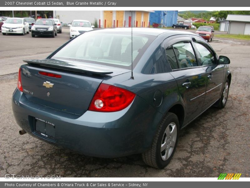 Blue Granite Metallic / Gray 2007 Chevrolet Cobalt LS Sedan