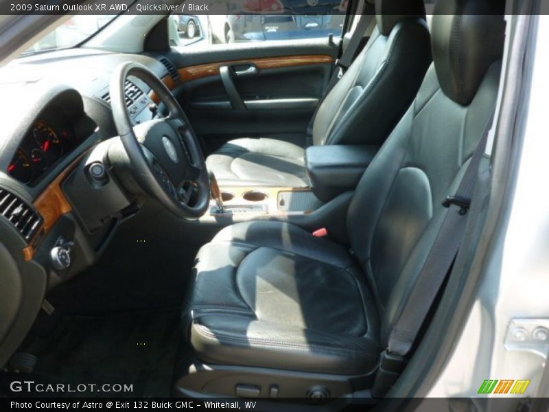 Quicksilver / Black 2009 Saturn Outlook XR AWD