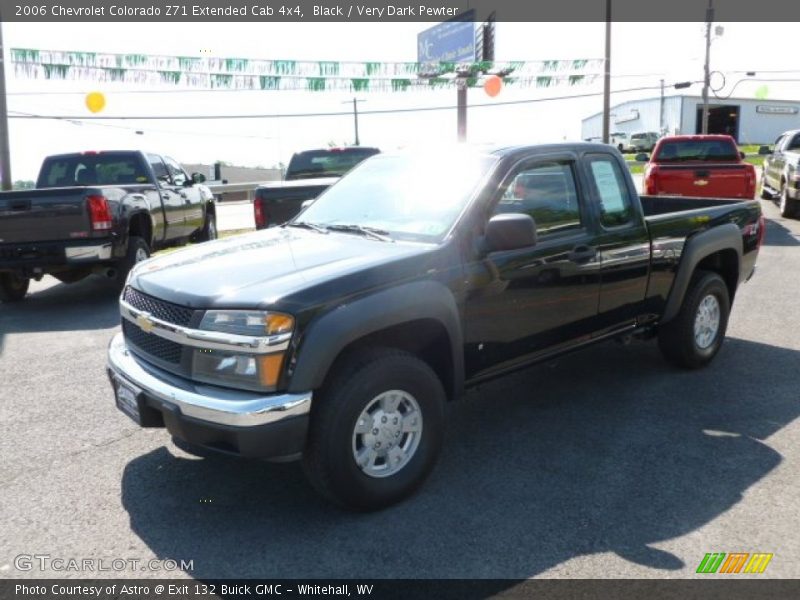 Black / Very Dark Pewter 2006 Chevrolet Colorado Z71 Extended Cab 4x4