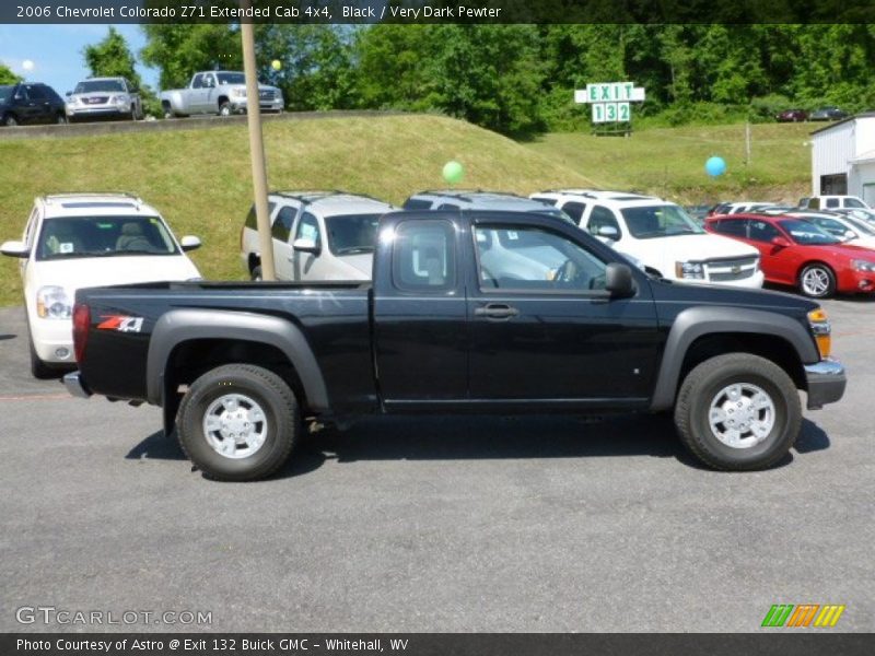 Black / Very Dark Pewter 2006 Chevrolet Colorado Z71 Extended Cab 4x4