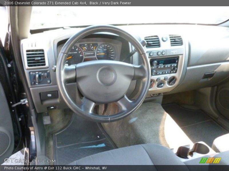 Black / Very Dark Pewter 2006 Chevrolet Colorado Z71 Extended Cab 4x4