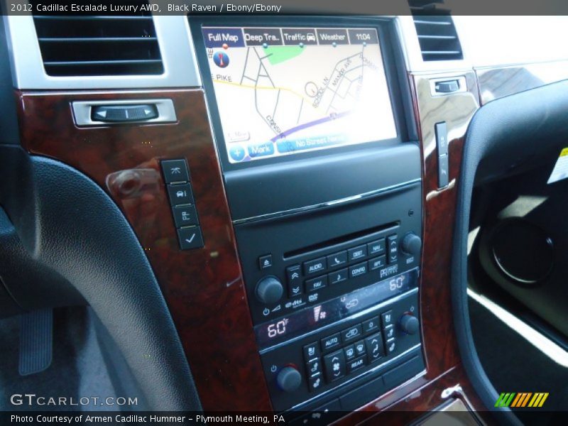 Black Raven / Ebony/Ebony 2012 Cadillac Escalade Luxury AWD