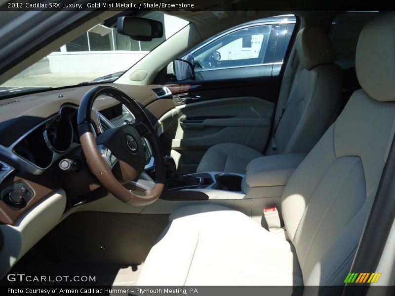 Gold Mist Metallic / Shale/Brownstone 2012 Cadillac SRX Luxury