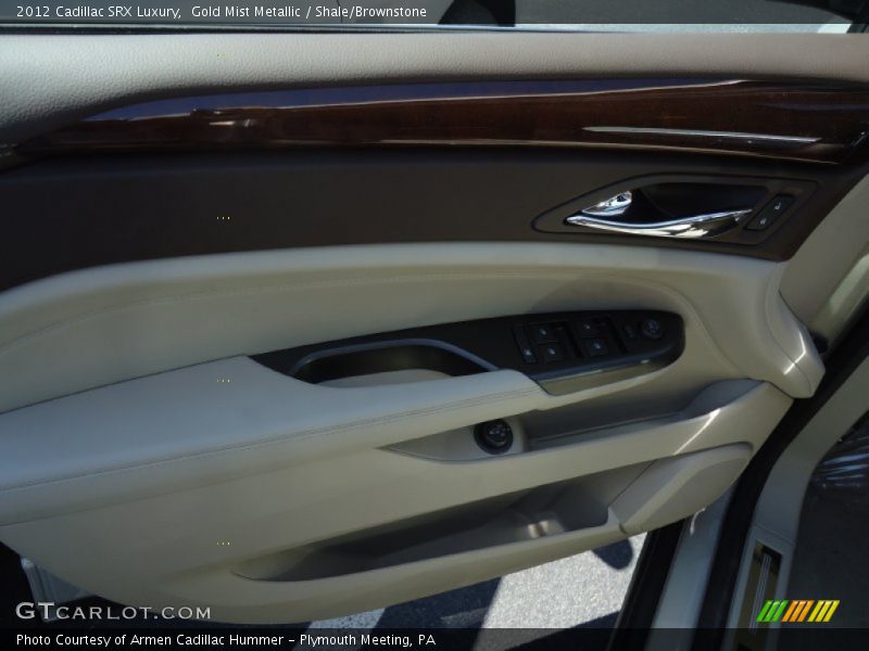 Gold Mist Metallic / Shale/Brownstone 2012 Cadillac SRX Luxury