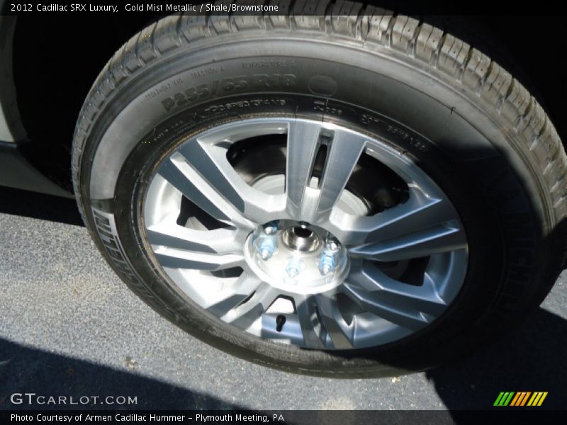 Gold Mist Metallic / Shale/Brownstone 2012 Cadillac SRX Luxury
