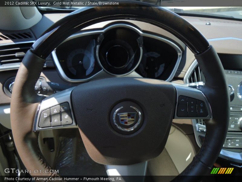 Gold Mist Metallic / Shale/Brownstone 2012 Cadillac SRX Luxury