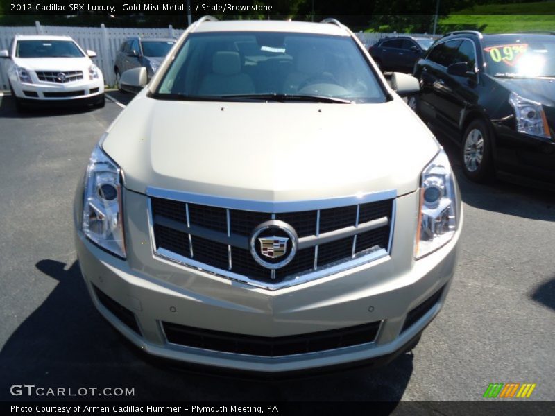 Gold Mist Metallic / Shale/Brownstone 2012 Cadillac SRX Luxury