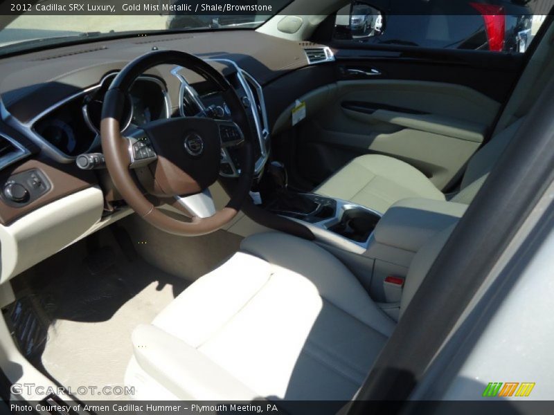 Gold Mist Metallic / Shale/Brownstone 2012 Cadillac SRX Luxury