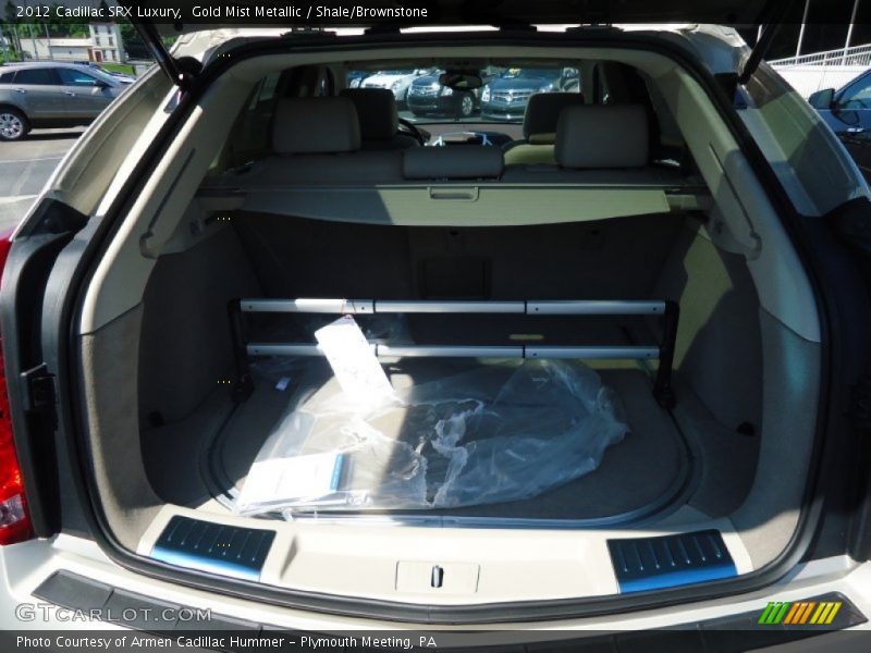 Gold Mist Metallic / Shale/Brownstone 2012 Cadillac SRX Luxury