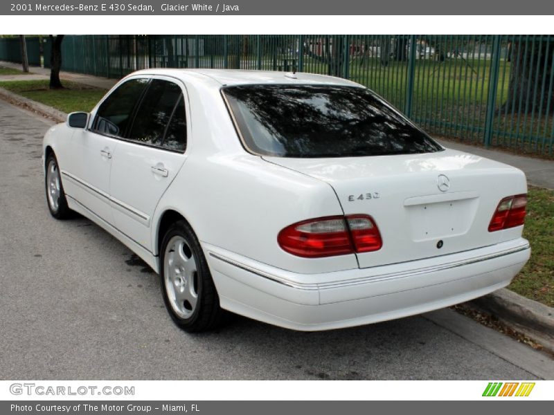 Glacier White / Java 2001 Mercedes-Benz E 430 Sedan