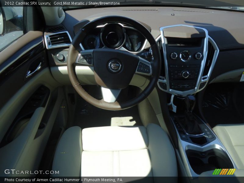 Gold Mist Metallic / Shale/Brownstone 2012 Cadillac SRX Luxury