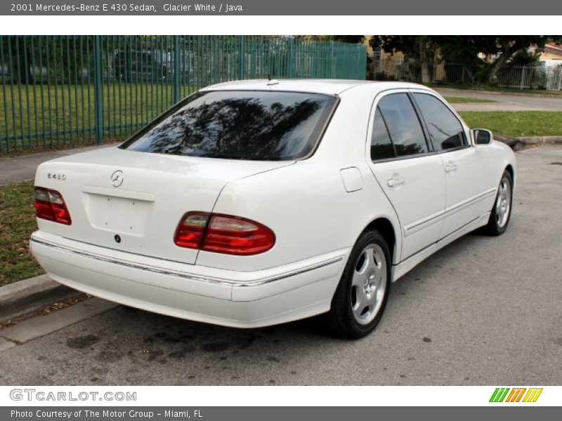 Glacier White / Java 2001 Mercedes-Benz E 430 Sedan