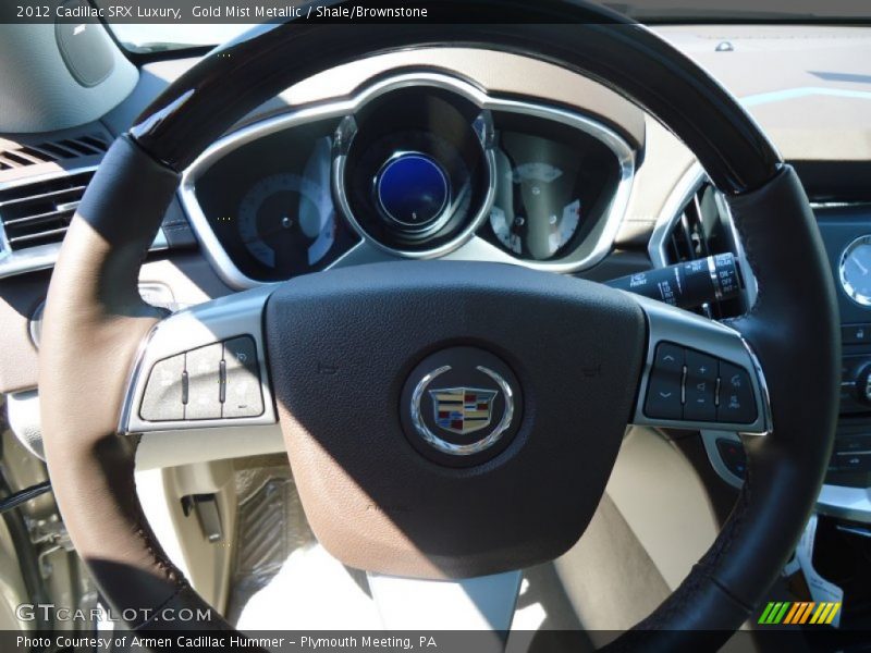 Gold Mist Metallic / Shale/Brownstone 2012 Cadillac SRX Luxury