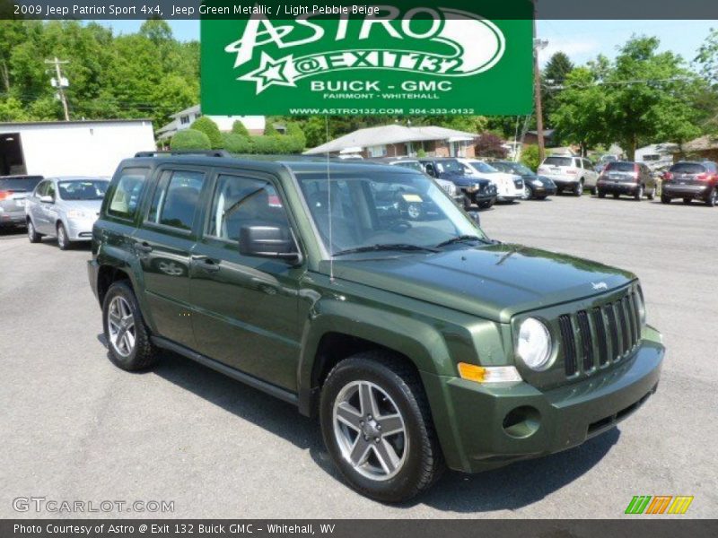 Jeep Green Metallic / Light Pebble Beige 2009 Jeep Patriot Sport 4x4