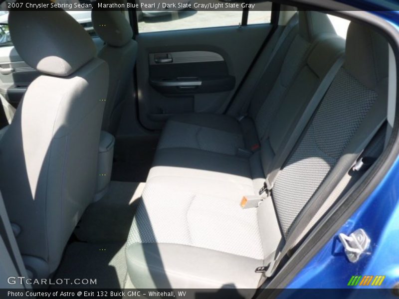 Marathon Blue Pearl / Dark Slate Gray/Light Slate Gray 2007 Chrysler Sebring Sedan
