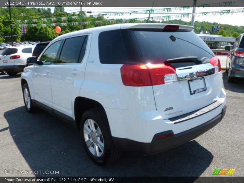 Olympic White / Jet Black 2012 GMC Terrain SLE AWD