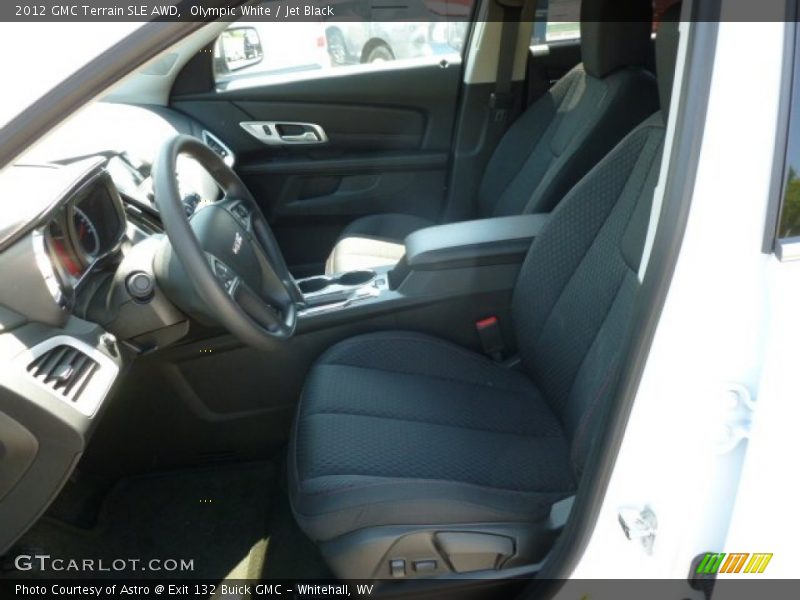 Olympic White / Jet Black 2012 GMC Terrain SLE AWD