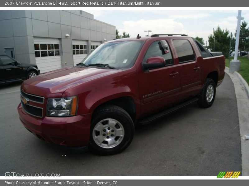 Sport Red Metallic / Dark Titanium/Light Titanium 2007 Chevrolet Avalanche LT 4WD