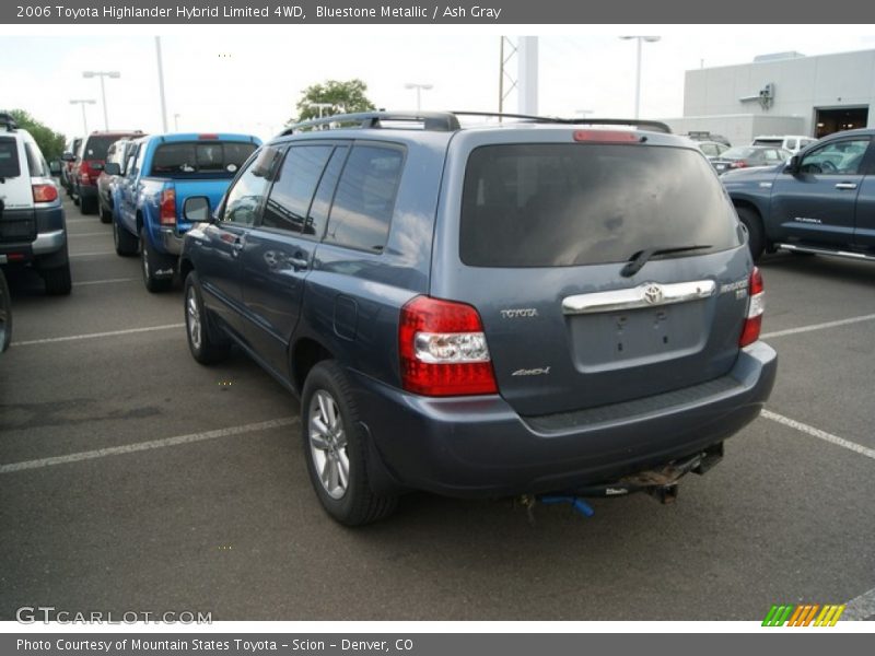 Bluestone Metallic / Ash Gray 2006 Toyota Highlander Hybrid Limited 4WD