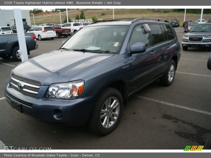 Bluestone Metallic / Ash Gray 2006 Toyota Highlander Hybrid Limited 4WD