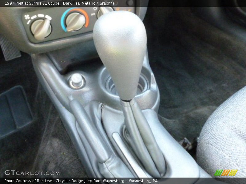 Dark Teal Metallic / Graphite 1997 Pontiac Sunfire SE Coupe