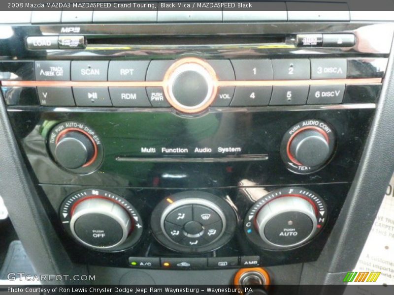 Audio System of 2008 MAZDA3 MAZDASPEED Grand Touring
