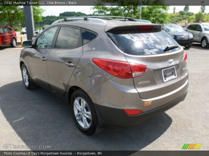 Chai Bronze / Black 2012 Hyundai Tucson GLS