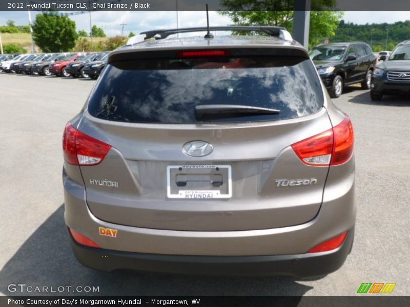 Chai Bronze / Black 2012 Hyundai Tucson GLS