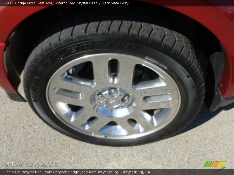 Inferno Red Crystal Pearl / Dark Slate Gray 2011 Dodge Nitro Heat 4x4