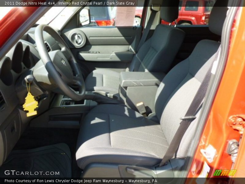 Inferno Red Crystal Pearl / Dark Slate Gray 2011 Dodge Nitro Heat 4x4