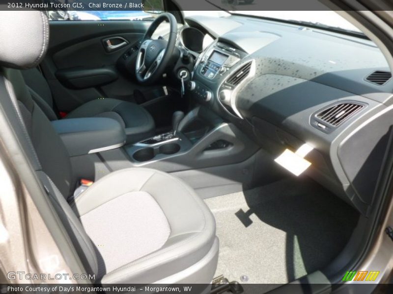 Chai Bronze / Black 2012 Hyundai Tucson GLS