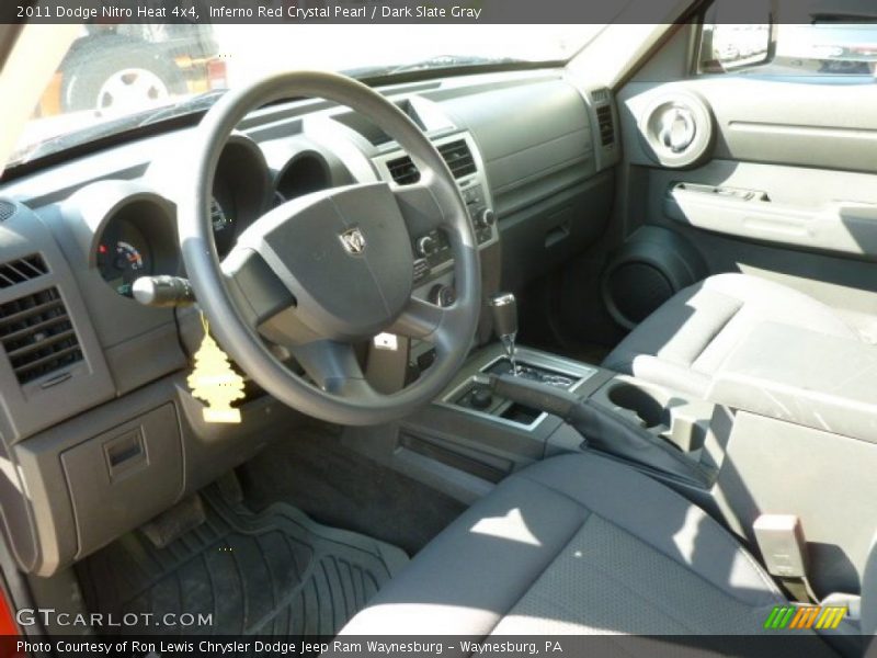 Inferno Red Crystal Pearl / Dark Slate Gray 2011 Dodge Nitro Heat 4x4