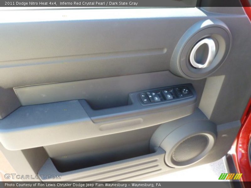 Inferno Red Crystal Pearl / Dark Slate Gray 2011 Dodge Nitro Heat 4x4