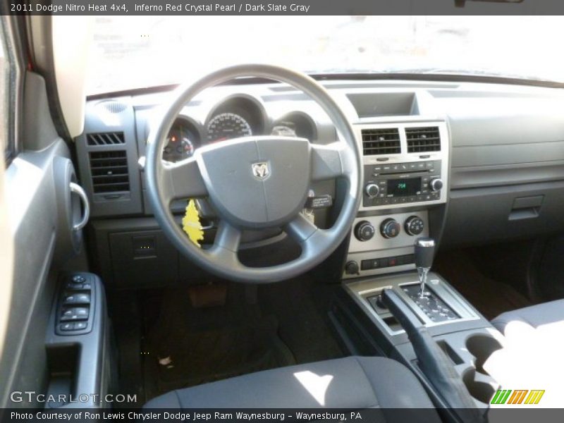 Inferno Red Crystal Pearl / Dark Slate Gray 2011 Dodge Nitro Heat 4x4