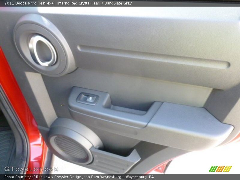 Inferno Red Crystal Pearl / Dark Slate Gray 2011 Dodge Nitro Heat 4x4