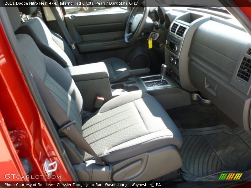Inferno Red Crystal Pearl / Dark Slate Gray 2011 Dodge Nitro Heat 4x4