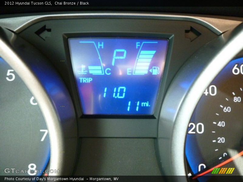 Chai Bronze / Black 2012 Hyundai Tucson GLS